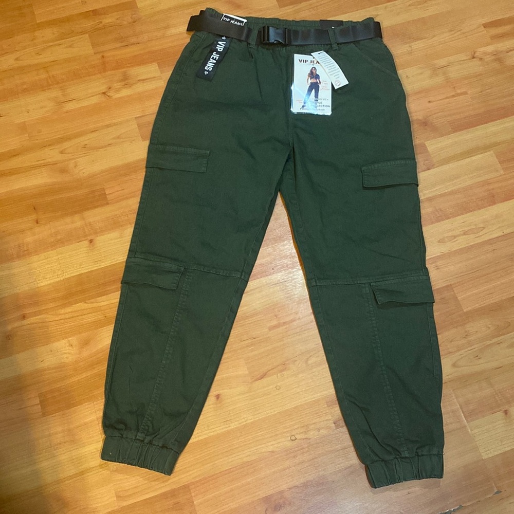 VIP Jeans Army Green size 15/16 NWT